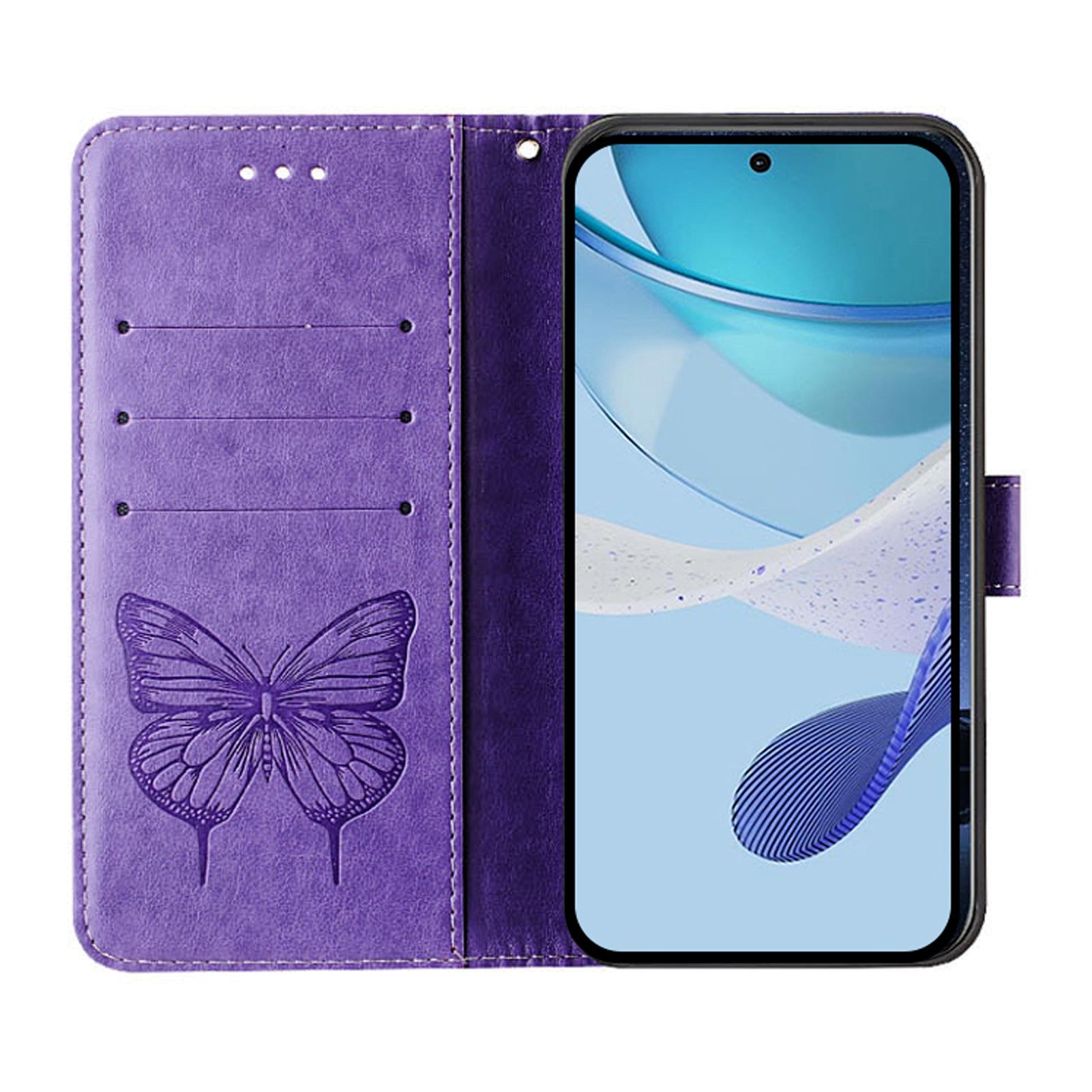 YB Imprinting Series-4 For Samsung Galaxy Z Fold6 5G Case Wallet Leather Phone Cover with Hand Strap - Light Purple YB Imprinting Series-4 For Samsung Galaxy Z Fold6 5G Case Wallet Leather Phone Cover with Hand Strap - Light Purple